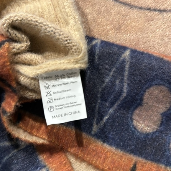 Yesno knitting bears in sweaters graphic printed wool blend sweater size XL - Picture 8 of 10